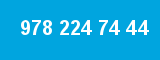 978 224 74 44 978 224 74 44